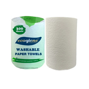Rollo de toalla de papel de cocina desechable Extra absorbente de 1 capa, rollos de toalla de mano con relieve comercial para uso en el hogar y la Oficina