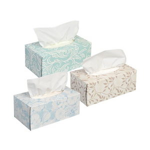 La aduana superior imprimió el papel de seda facial ultrasoft Virgin 200 hojas de la caja de 3 capas