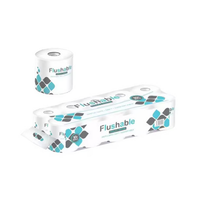 Rollo de papel higiénico de pulpa pura, rollo de papel tisú de 3 capas, rollo estándar, desechable, para habitación de huéspedes de Hotel, baño, venta al por mayor, personalizado