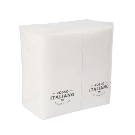 Servilletas de cena con tacto de lino de 2 capas con logotipo personalizado