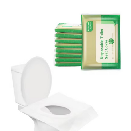 Papel de cubierta de asiento de inodoro disponible soluble en agua biodegradable desechable portátil del viaje