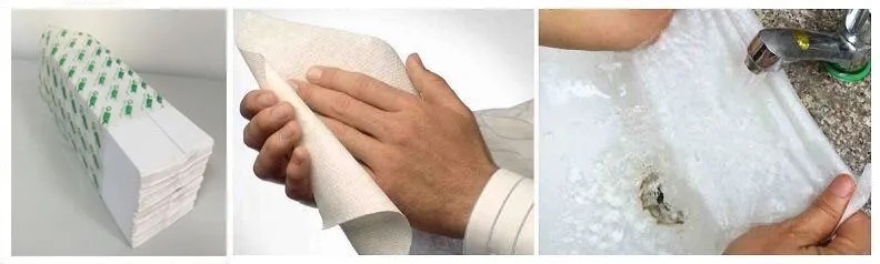 Aplicaci&oacute;n de papel de cocina